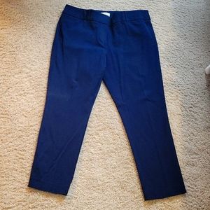LOFT Navy ankle pants